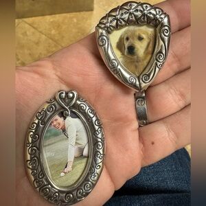 Brighton Silver mini magnet picture frames